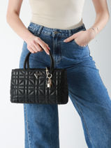 Cross Body Tas Edita Guess Zwart edita QG962506-vue-porte